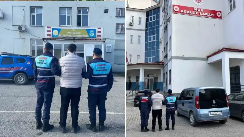 Hükümlü Muş E Tipi Kapalı Cezaevine teslim edildi