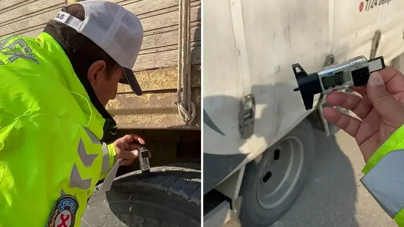 Kış lastiği denetimleri: Sürücülere ceza yağdı