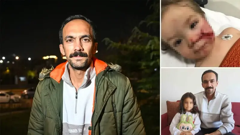 Pitbull cinsi köpeğin yaraladığı minik Efe günler sonra ailesiyle görüştü