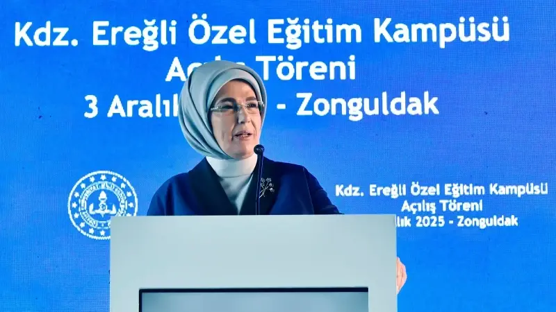 Emine Erdoğan: Karadeniz Ereğli Özel Eğitim Kampüsü hayallere cesaret versin