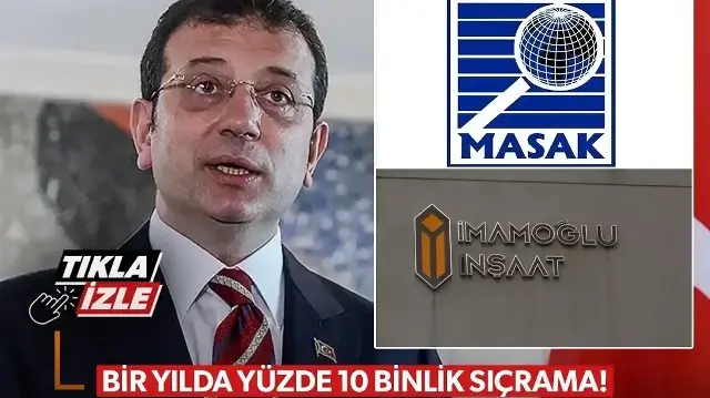 MASAK'ın hazırladığı raporda İmamoğlu'nun mal varlığı detayı dikkat çekti: 1 yılda karlılık oranı yüzde 10 bin artmış