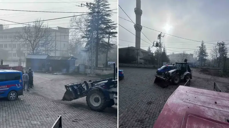 Bolu’da köylüler ayaklandı: Köyün giriş çıkışında lastik yaktılar