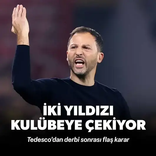 Derbi sonu biletleri kesildi! Tedesco'dan flaş karar: İki yıldızı kulübeye çekiyor