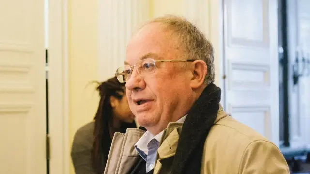 Olivier Roy, lors d’une conférence à la Pardee School of Global Studies de l’université de Boston, à Boston, le 3 février 2017.