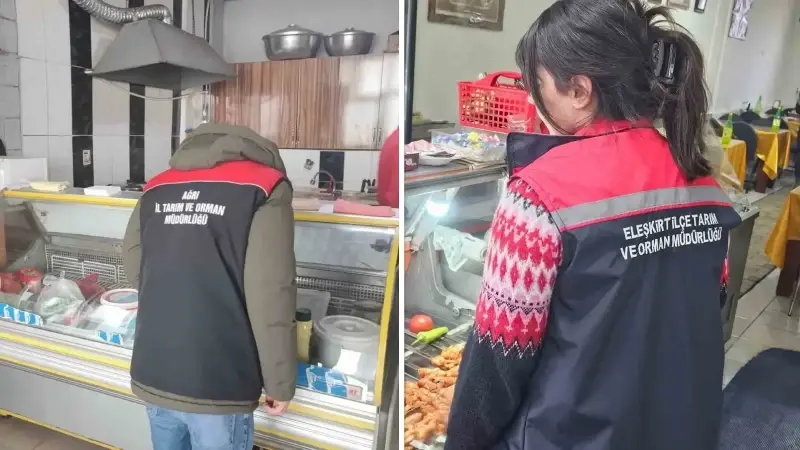 Ağrı’da gıda güvenliği çalışmaları kapsamında 750 işletme kontrolden geçti