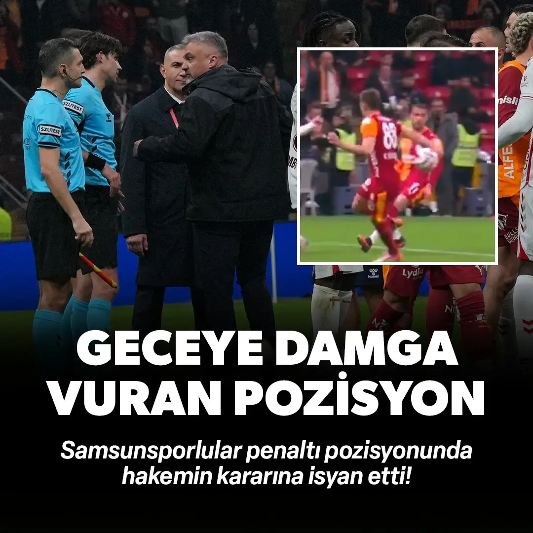 RAMS Park'ta olay an: Hakem dinledi VAR devam dedi