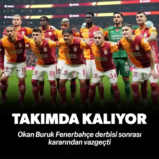 Okan Buruk derbi sonrası vazgeçti! Takımda kalıyor