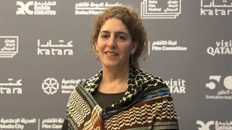 Annemarie Jacir, Katar'ın başkenti Doha'da, Gazze'de yaşananlara ve filmlerine ilişkin AA muhabirine açıklamalarda bulundu.