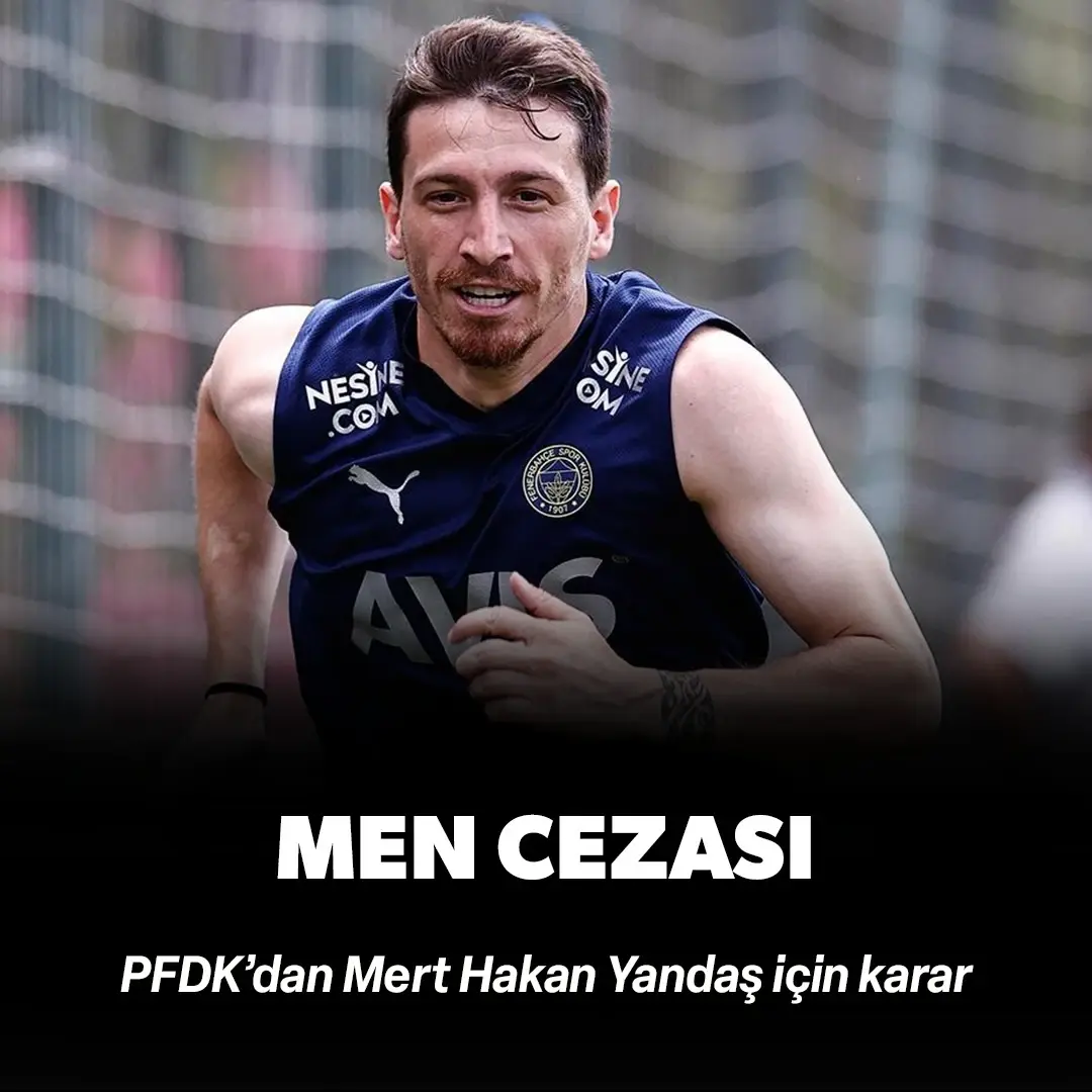 Derbinin faturası belli oldu: PFDK'dan Mert Hakan Yandaş'a men cezası!