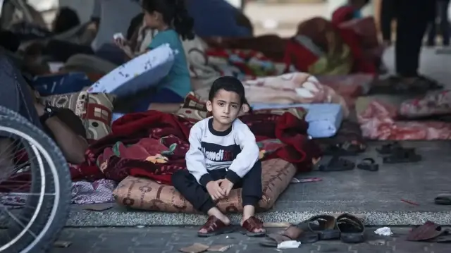 Дети Газы продолжают страдать из-за гуманитарного кризиса.
