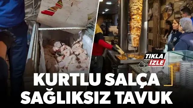 Adana'da mide bulandıran görüntü: Dönerciden kurtlu salça ve turşu çıktı 