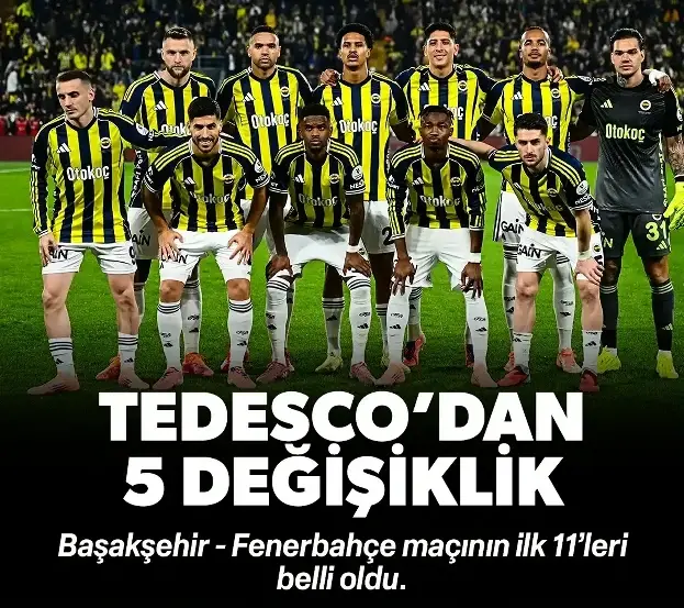 Başakşehir - Fenerbahçe maçı | CANLI SKOR - CANLI ANLATIM