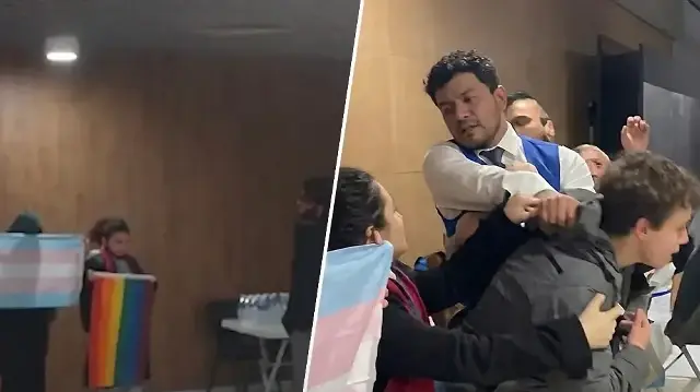 Aileyi hedef alan sapkın LGBT'cilerin provakasyonu ellerinde patladı