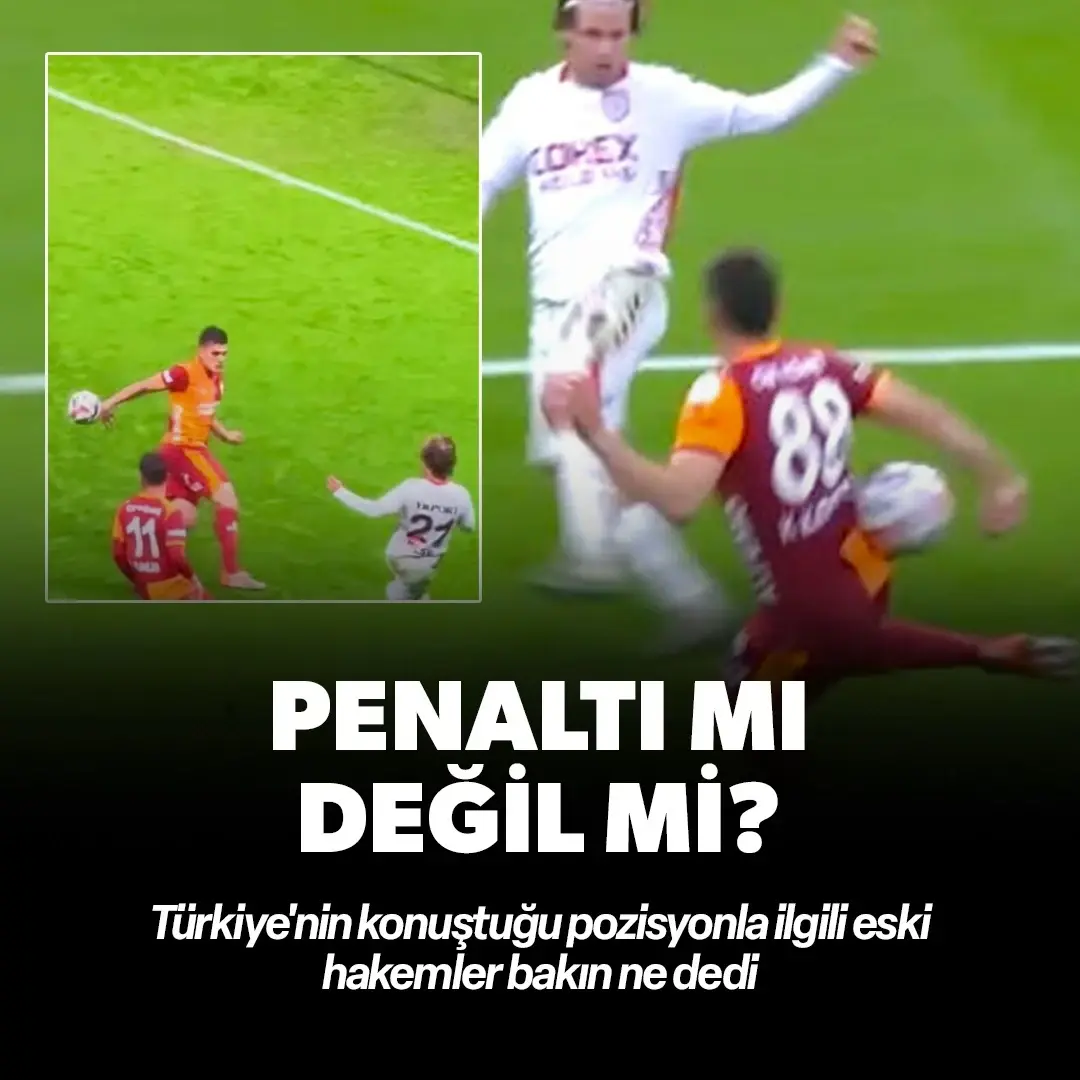 Penaltı mı değil mi? Türkiye'nin konuştuğu pozisyonla ilgili eski hakemler bakın ne dedi