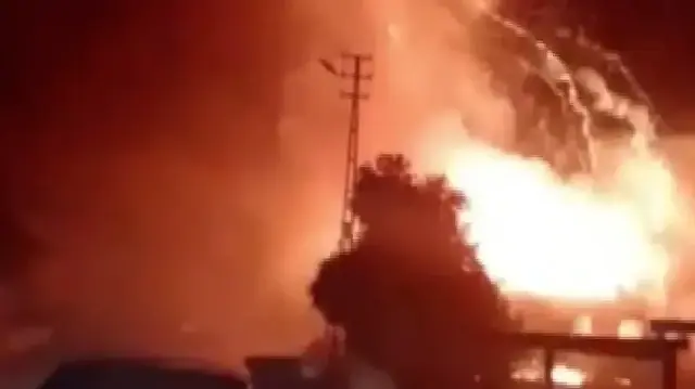 Osmaniye’de tüplerin bulunduğu ev alev aldı: Peş peşe patlamalar paniğe yol açtı