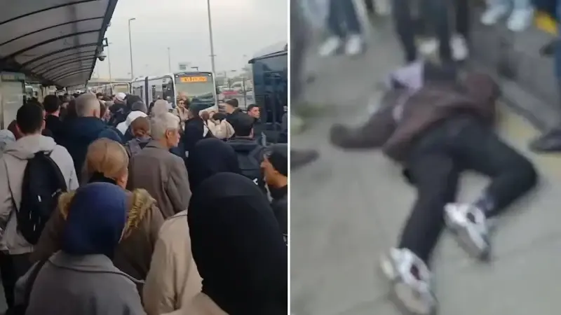 Cevizlibağ'da baygınlık geçirerek düşen kız çocuğuna metrobüs çarptı