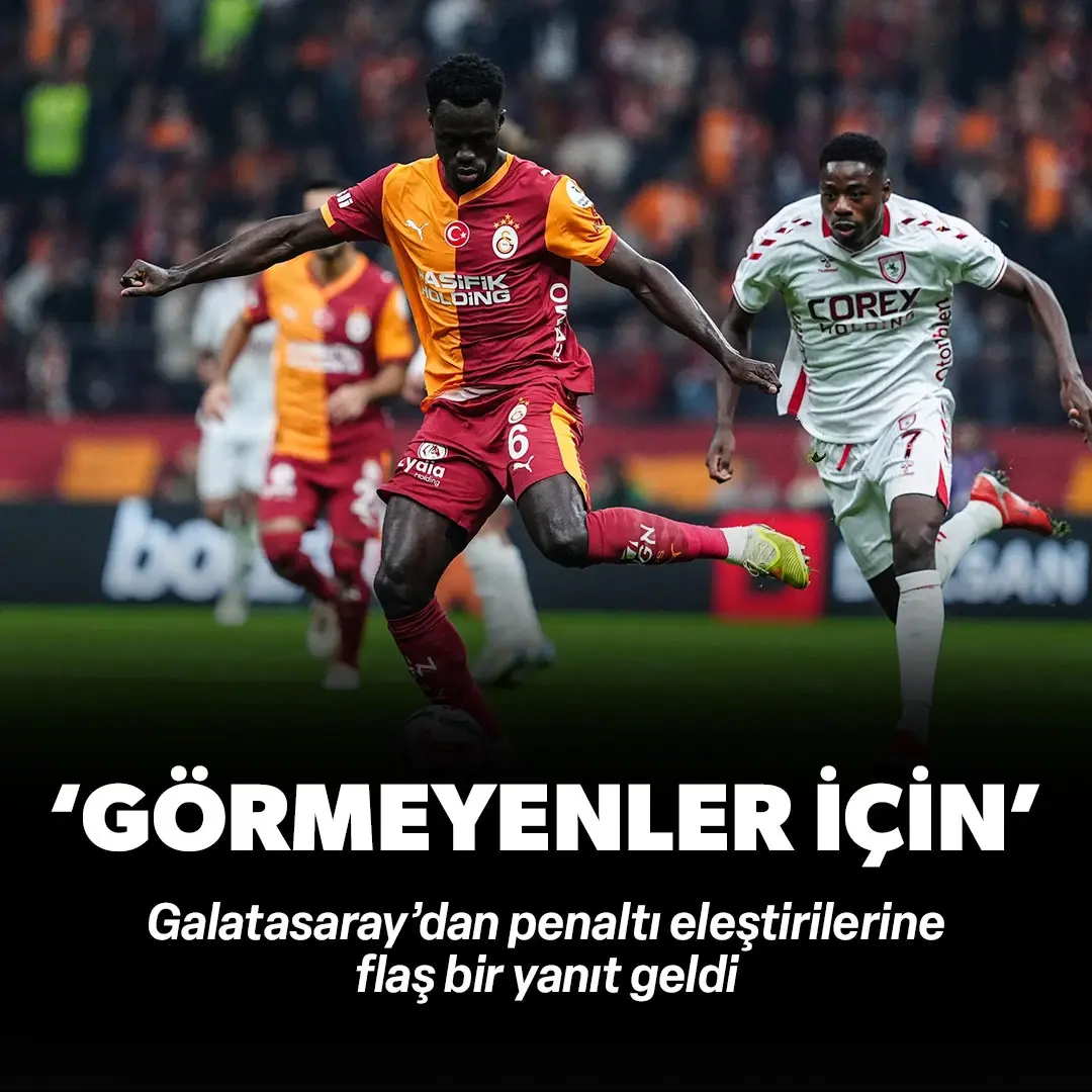 Galatasaray'dan eleştirilere karşılık olay paylaşım: "Görmeyenler için"