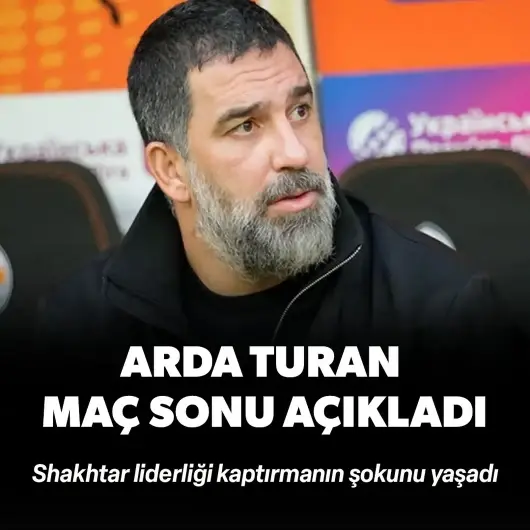 Shakhtar liderliği kaptırmanın şokunu yaşadı: Arda Turan maç sonu açıkladı!