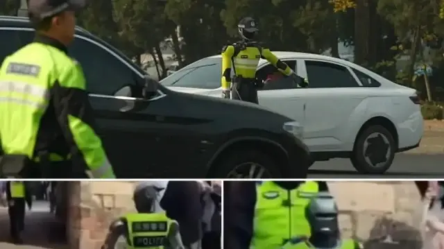 Çin'de 'robot polis' dönemi başladı: Dur ihlâli yapanı tespit edip kaydediyor