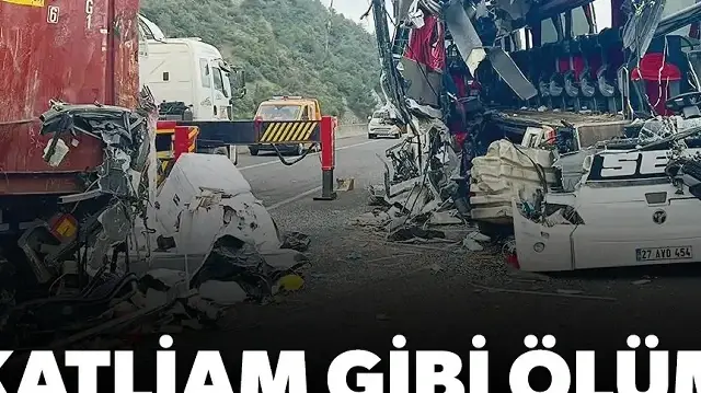 Katliam gibi ölüm
