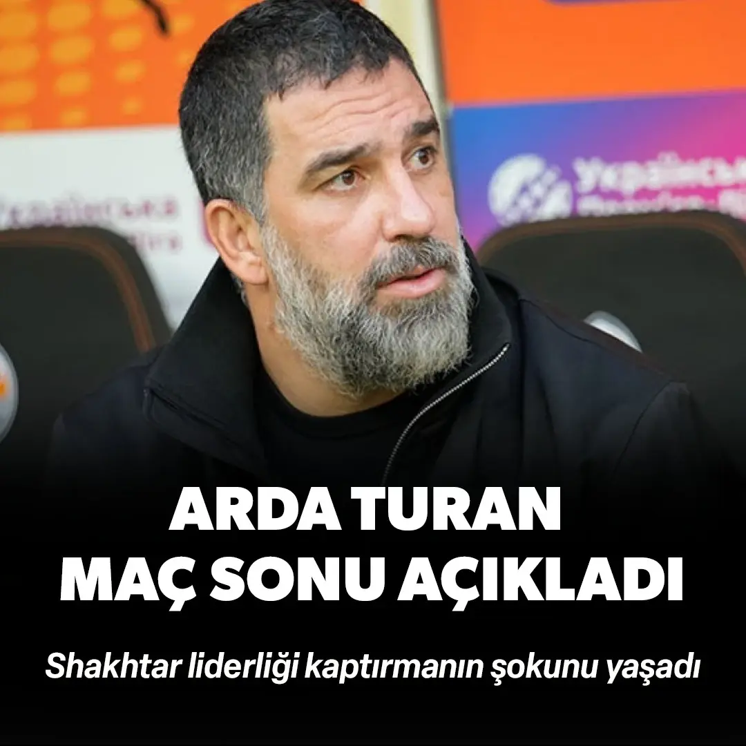 Shakhtar liderliği kaptırmanın şokunu yaşadı: Arda Turan maç sonu açıkladı!