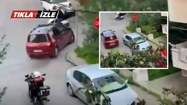 Polisten kaçarken sinyal vermeyi ihmal etmedi: Vatandaşlar kahkahaya boğuldu