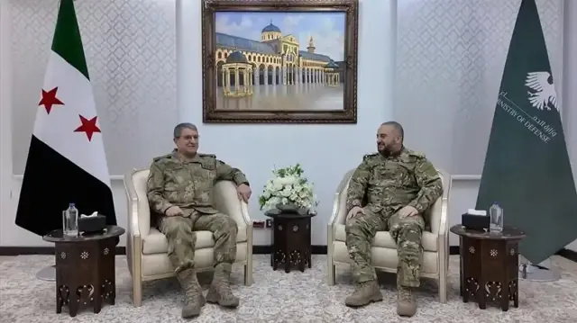 Сельчука Байрактароглу с Али Махмудом Аббасом 