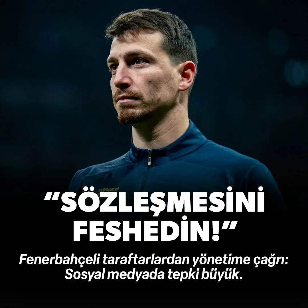 Fenerbahçeli taraftarlardan yönetime çağrı: "Derhal sözleşmesini feshedin"