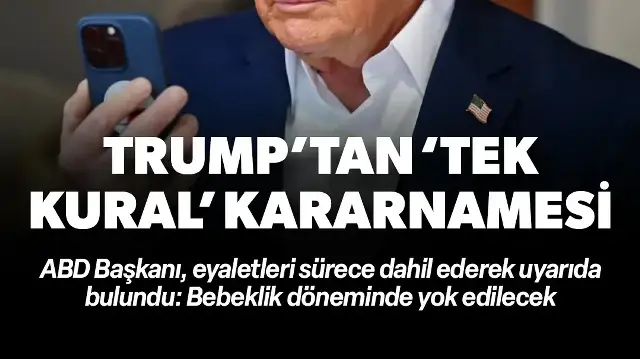Trump'tan yapay zekaya 'tek kural' kararnamesi: Bebeklik döneminde yok edilecek