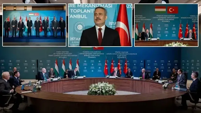 İstanbul'da üst düzey toplantı: Bakan Fidan Macar mevkidaşı ile bir araya geldi