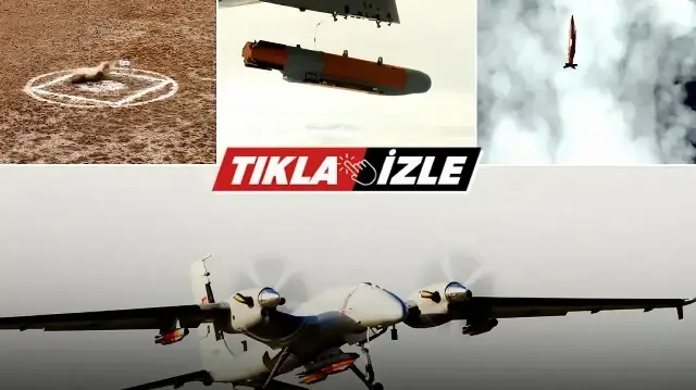 Bayraktar AKINCI’dan ASELSAN TOLUN-F denemesi: Tek sortide iki atış tam isabet