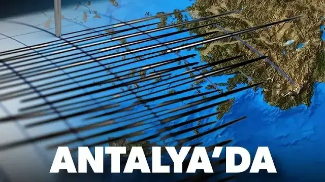 Antalya'da 4,3 büyüklüğünde deprem