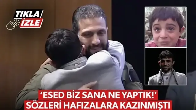 'Esed biz sana ne yaptık?' diyen çocuk 14 yıl sonra sahnede: Devrimin yıldönümünde gözyaşları sel oldu