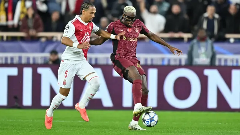 Monaco - Galatasaray maçından kare.