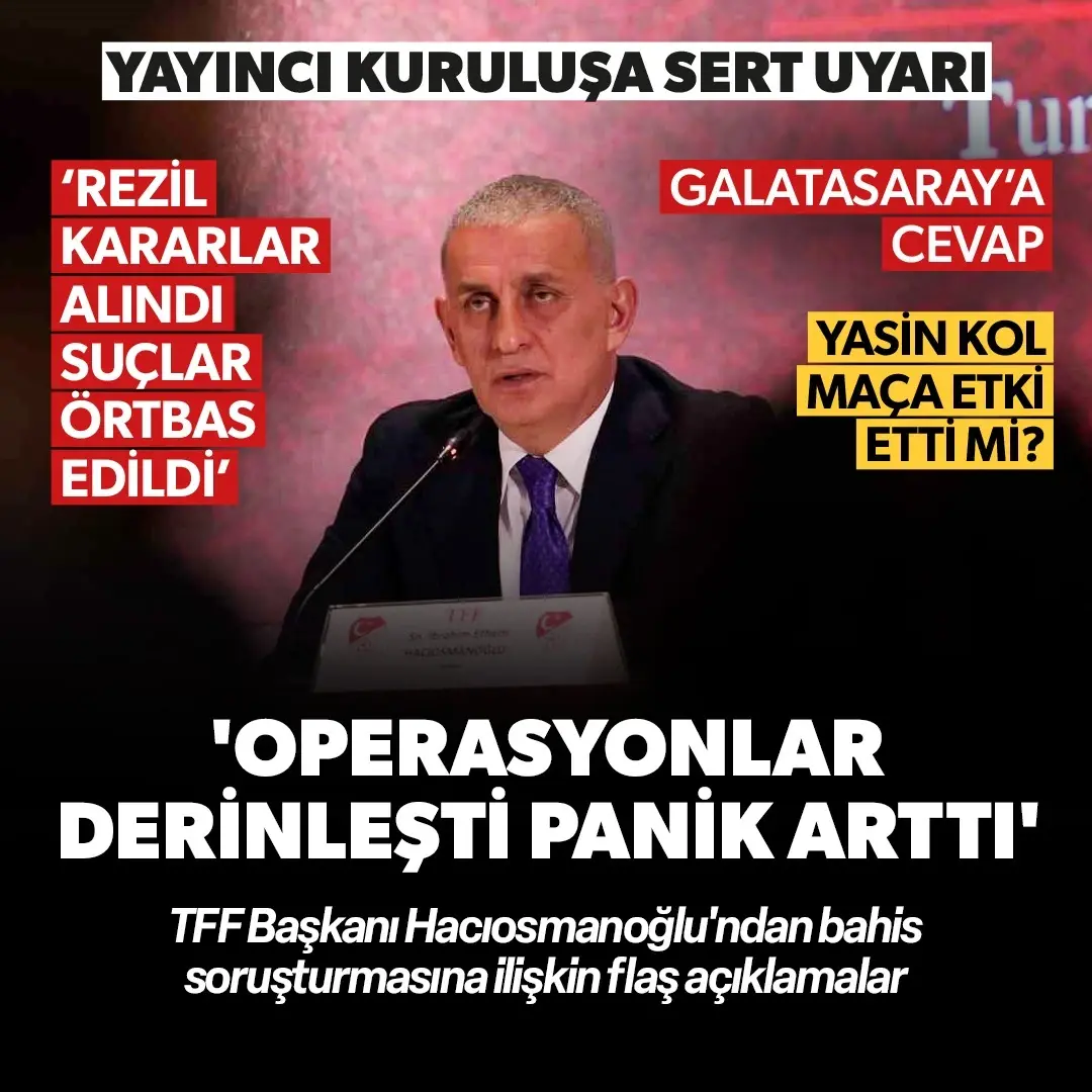 Hacıosmanoğlu'ndan Galatasaray'a cevap: Hakem sonuca etki etmedi