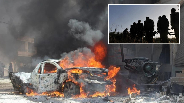 Münbiç'te bomba yüklü kamyonun infilak etmesi sonucu üç sivil hayatını kaybetti.
