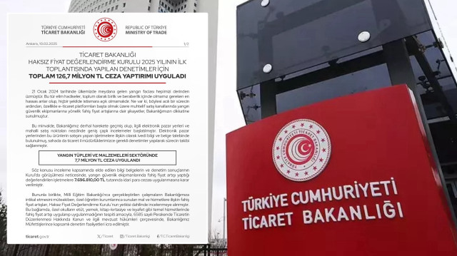 Ticaret Bakanlığı'dan 2025 denetimi
