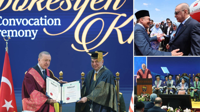 Cumhurbaşkanı Erdoğan, Asya turunda ilk durak olan Malezya'ya gitti.