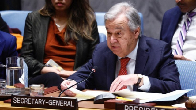 Le secrétaire général de l'ONU, Antonio Guterres.