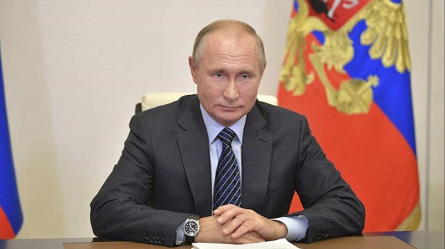 Le président russe Vladimir Poutine, le 12 février 2025.