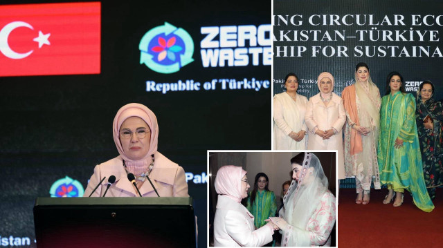 Emine Erdoğan, iklim değişikliğinin, herkesin ana gündeminde olmasını, iyileşmeye doğru önemli bir yöneliş olarak değerlendirdiğini ifade etti.