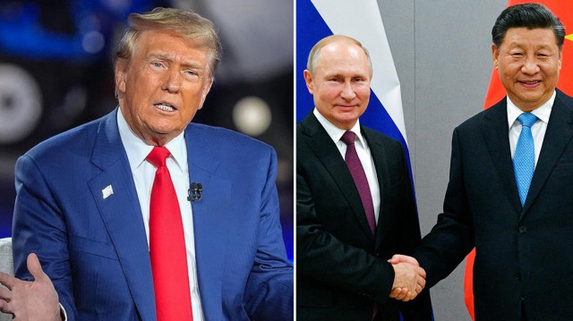 ABD Başkanı Trump, Putin ve Şi ile üçlü zirveye açık olduğunu söyledi.