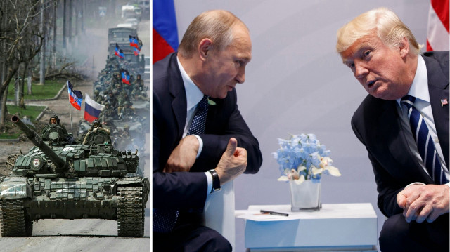 Trump, Putin'in savaşı bitirmek istediğini söyledi.