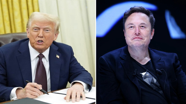 ABD Başkanı Donald Trump, iş adamı Elon Musk.