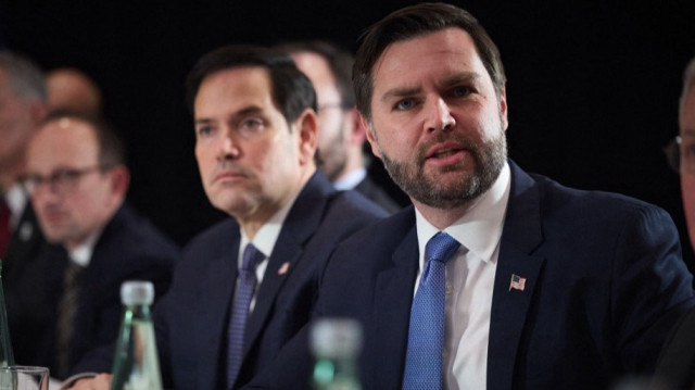 Le vice-président américain JD Vance et le secrétaire d'État américain Marco Rubio lors la conférence sur la sécurité de Munich, le 14 février 2025.