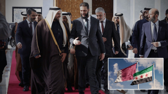 Katar Dışişleri Bakanlığı'ndan Sorumlu Devlet Bakanı Muhammed bin Abdulaziz el-Halifi, Katar Hava Yolları'na ait ilk uçakla Şam'a gitmişti