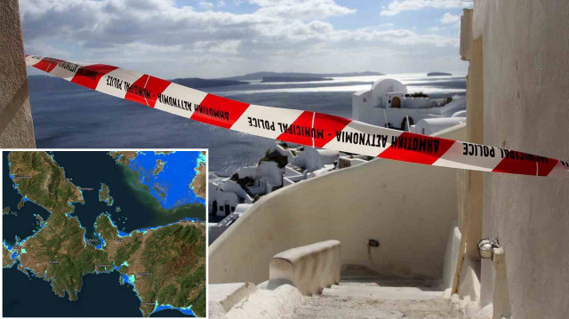 Santorini Adası'ndaki zemin yükselmesi ve zemin kayması uzmanlarca takip ediliyor.