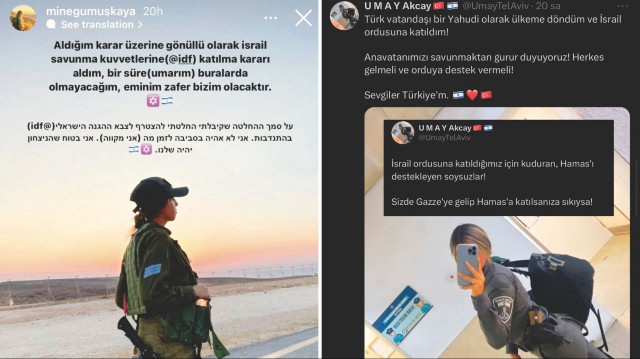 Gazze’ye saldırıların başladığı dönem hem Türkiye hem İsrail vatandaşı olanlar sosyal medyada İsrail ordusuna katıldıklarını duyurup sivillere atılan bombaların fotoğraflarını paylaşmıştı.