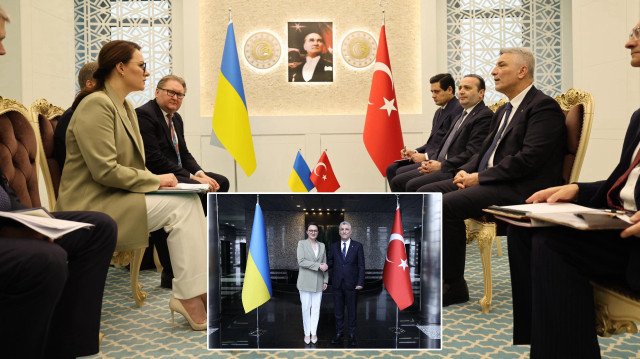 Ticaret Bakanı Ömer Bolat Ukrayna Başbakan Birinci Yardımcısı ve Ekonomi BakanıYulia Sviridenko ve Ukrayna Tarım Politikası ve Gıda Bakanı Sayın Vitali Koval ile görüştü.