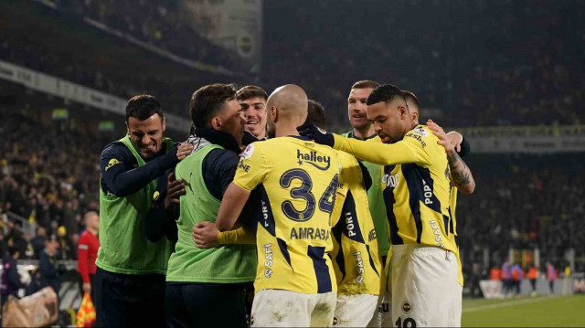 Fenerbahçeli oyuncuların gol sevinçleri